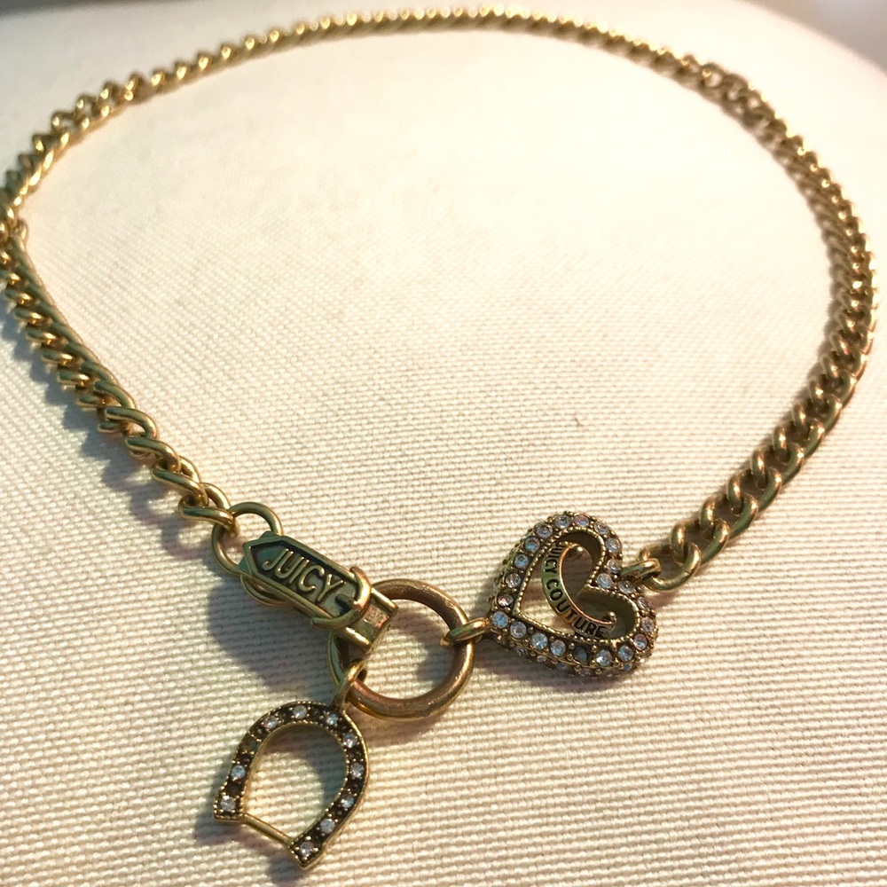 Juicy Couture Gold Choker Necklace